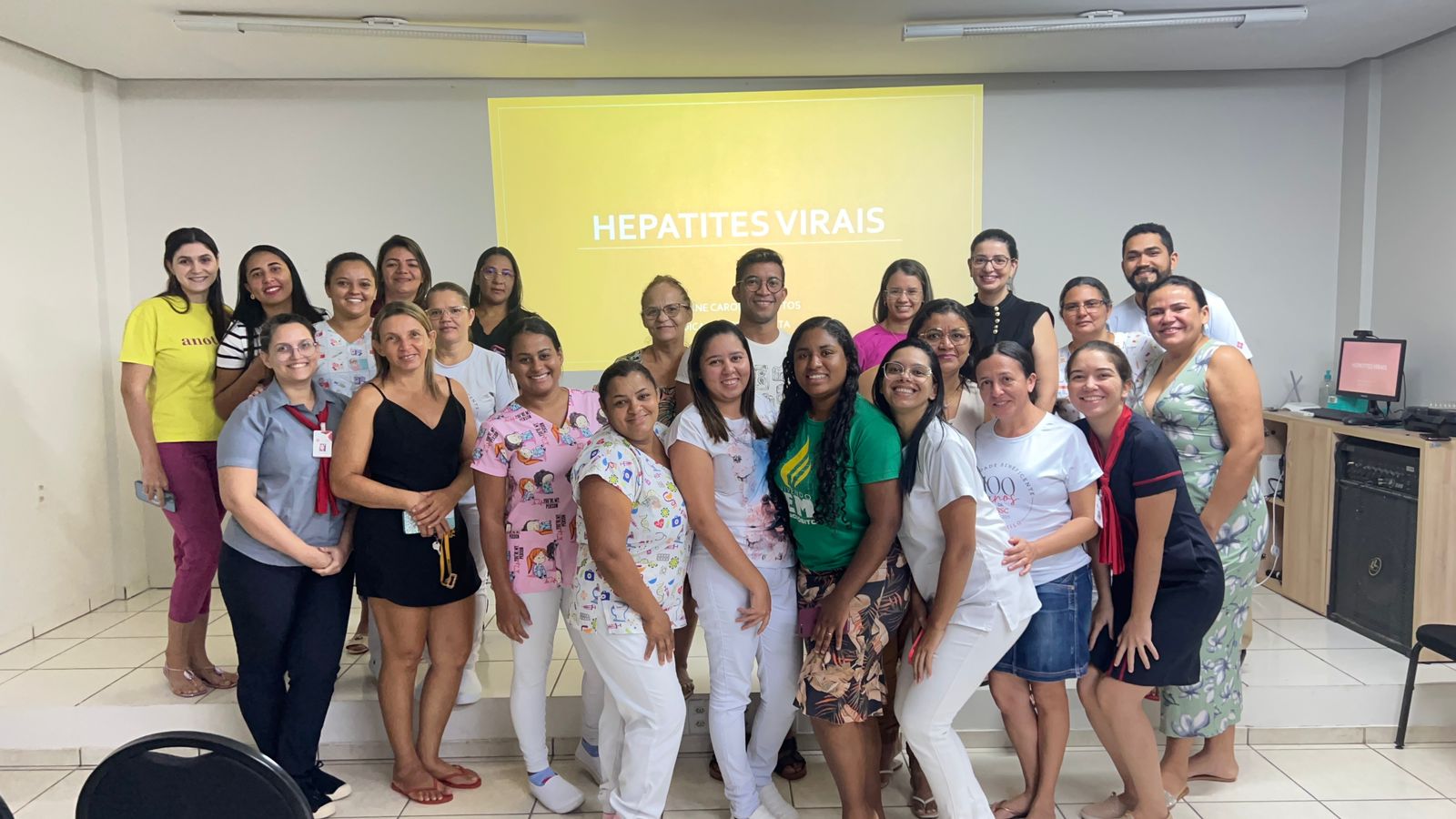 Hospital São José Realiza Treinamento sobre Hepatites Virais em Alusão ao Julho Amarelo